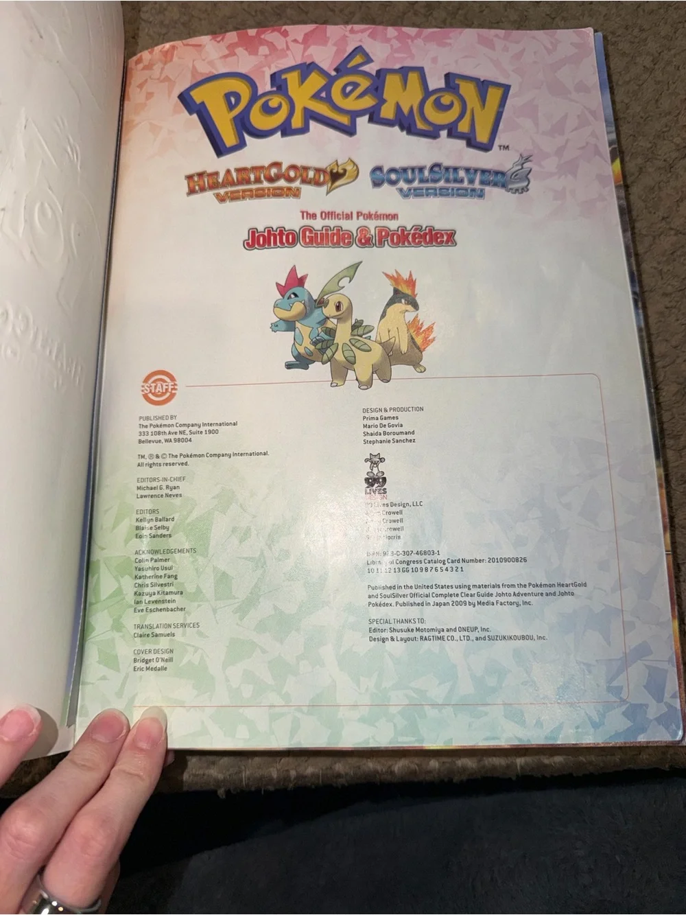 Pokemon HeartGold SoulSilver Version Nintendo DS Official Johto Guide & Pokédex
